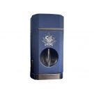 SI - Lighter Visol Diablo Triple Torch Flame w/ V cutter - Blue