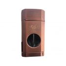 SI - Lighter Visol Diablo Triple Torch Flame w/ V cutter - Bronze