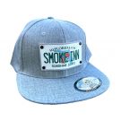 Smoke Inn License Plate Cap - Heather Grey